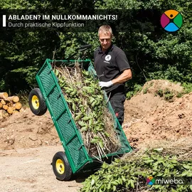 MIWEBA Bollerwagen MB-700 grün