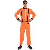 EraSpooky Herren Astronaut Raumfahrer Kostüm Faschingskostüme Cosplay Halloween Party Karneval Fastnacht Kleidung für Erwachsene