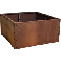 Estexo Edelrost Hochbeet 80 x 80 x 40 cm Braun