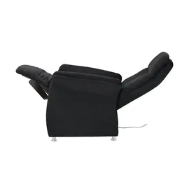 Polstermöbel Oelsa TV-Sessel Madrid Flachgewebe 80 x 110 x 0 cm Schwarz elektrisch