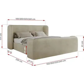 MKS Emora Classic DUO 180 x 200 cm H3 Beige