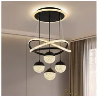 JDONG 1-flg. 54W dimmbar 100 cm rund schwarz