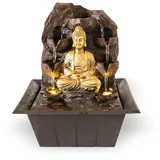 Lemodo Zimmerbrunnen Buddha mit LED Beleuchtung