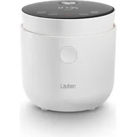 Lauben Low Sugar Rice Cooker mit Low-Sugar-Funktion, Fassungsvermögen 1,5l, verzögerter Start, Warmhalten, Innenbehälter spülmaschinengeeignet, Antihaftbeschichtung (White)