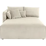 andas Ottomane »Nöre«, Lounge-Modul - zum eigenen Zusammenstellen, Breite 138cm, Tiefe 168cm, beige