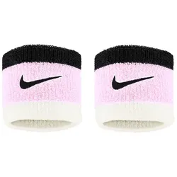 2er Pack NIKE Swoosh Schweißbänder 641 - pink foam/coconut milk/black