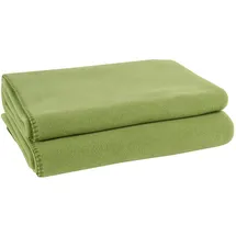 Zoeppritz Soft-Fleece Decke 180 x 220 cm green