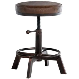 CLP Hocker Destin Kunstleder Bronze