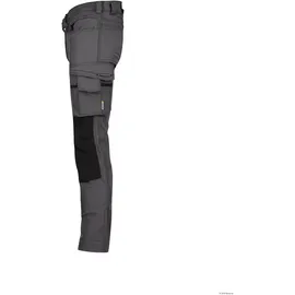 DASSY Impax Stretch-Arbeitshose anthrazitgrau/schwarz