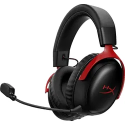 HYPERX Cloud III S, Over-ear Gaming Headset Bluetooth Schwarz, Rot