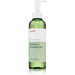 ma:nyo Herbgreen beruhigendes Reinigungsöl für fettige Haut mit Neigung zu Akne 200 ml