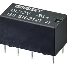 GOODSKY GS-SH-212T Printrelais 12 V/DC 2 Wechsler Tube