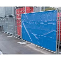 martin becker verpackungen gmbh Bauzaunplane blau 1,76 x 3,41 m