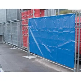 martin becker verpackungen gmbh Bauzaunplane blau 1,76 x 3,41 m