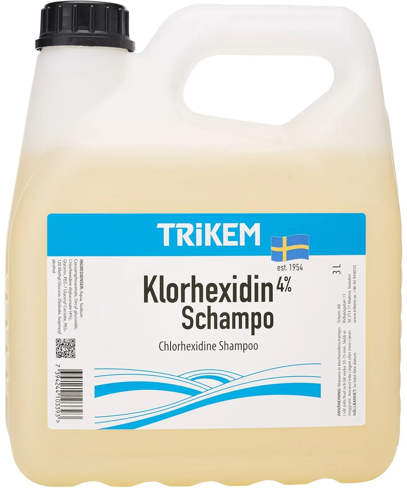 Trikem Chlorhexidin Shampoo, 3 Liter