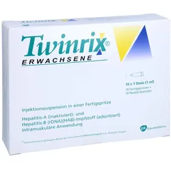 TWINRIX Erwachsene Impfdosis Inj.-Sus.i.e.F-Spr. 10 St
