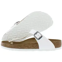 Birkenstock Damen White/White Gizeh Birko Flor 37 M EU - 36/36.5 EU