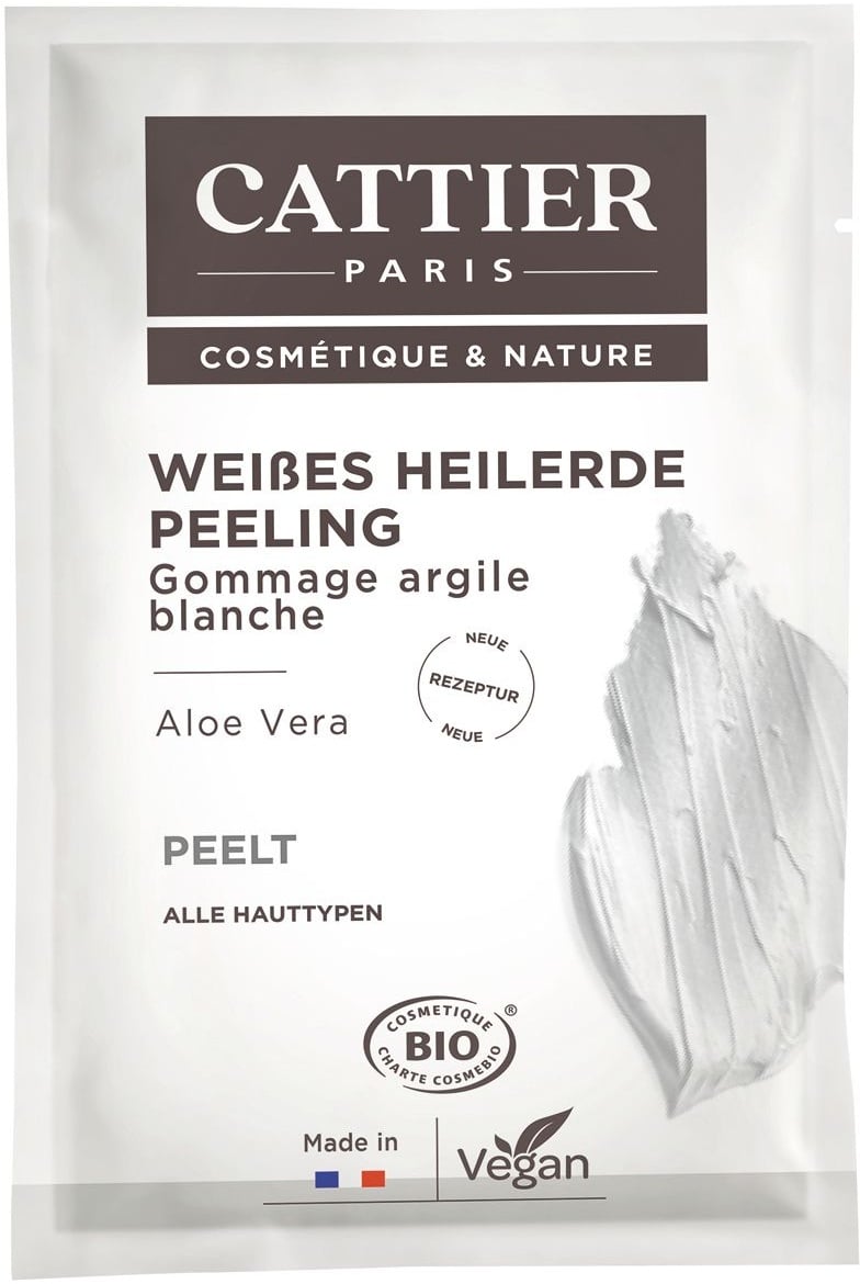 Preisvergleich Produktbild Cattier weißes Heilerde Peeling 12,5 g Gesichtsmaske