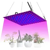 JUBOUEL Pflanzenlampe LED Vollspektrum 169 LEDs Pflanzenleuchte Hängend mit Aufhängehaken, Pflanzenlicht Anzucht Wachstumslampe LED Grow Light