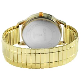 Classix 2700004-002 Analog Herrenuhr mit Metallzugband, goldfarben - Gold