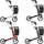 Rehasense Athlon SL Carbon Rollator rot mit Softbereifung