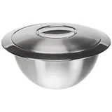 Weis Thermoschüssel mit Deckel Innen-Durchmesser 20 cm, Edelstahl, Silber, Aussendurchmesser 25 x 25 x 13 cm Volumen, 1,8 Liter