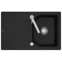 Villeroy & Boch Linara 45 flat flächenbündig schwarz Excenterbetätigung 780 x 490 mm