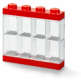 LEGO Aufbewahrungsbox 19,1 x 18,4 cm 1-tlg. rot/transparent
