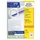 Avery Zweckform Universaletiketten 3474 Weiß 70,0 x 37,0 mm 100 Blatt