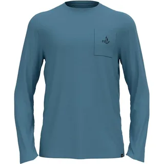 Odlo Merino 200 Pocket Langarm-baselayer - Provincial Blue - XL