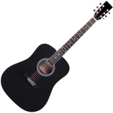 Classic Cantabile WS-10BK Westerngitarre schwarz