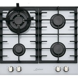 Kaiser KCG 6380 W Gaskochfeld Autark Gasherd Weiß Glas 3,8KW WOK Erdgas Fl.Gas