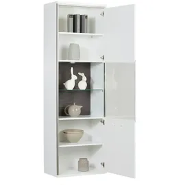 Uno Vitrine Setto 64 x 38 x 201 cm Weiß