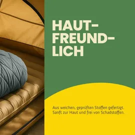 bc-agentur Reise Bettenset 2tlg - Salbei - (135x200cm / 40x80cm)