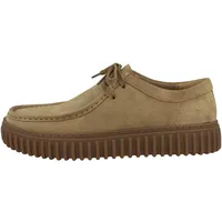 CLARKS Torhill Lo Dark Sand Suede 39,5