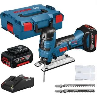 Bosch GST 18 V-LI S Professional inkl. 2 x 4,0 Ah + L-Boxx
