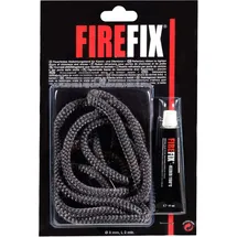 FireFix Ofendichtschnur Keramikkordel Ø 8 mm 200 cm grau