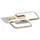 just light. Sevent 1 LED Deckenleuchte 46 x 39,4 x 9 cm Stahl