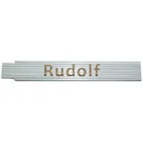Heka Zollstock Rudolf 2 m, weiß