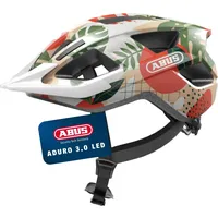 ABUS Fahrradhelm Aduro 3.0 LED - Sportiver City-Helm in