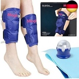 Magic Gel Kühlpad für Schienbein (Mit Roller und Stretchband) - Kühlpack gegen S