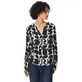 STREET ONE Gemustertes Shirt Blau 34