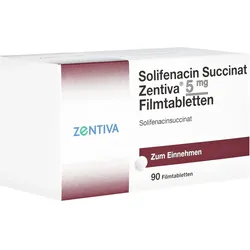 SOLIFENACIN SUCCINAT Zentiva 5 mg Filmtabletten 90 St