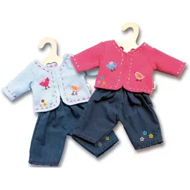 Heless Puppen-Jacke mit Jeans Blau/Rosa (1504)