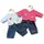 Heless Puppen-Jacke mit Jeans Blau/Rosa (1504)