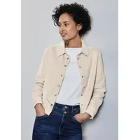 STREET ONE Langarmbluse in Smooth Sand Beige, 42