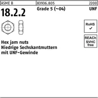  Sechskantmutter R 83936 m.UNF-Gewinde niedrig 5/8 Grade 5 (04)