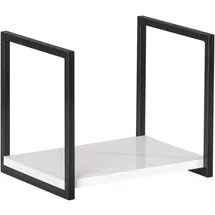 Fackelmann Badezimmerregal 33 x 28 x 28 cm Schwarz/Weiß