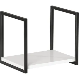 Fackelmann Badezimmerregal 33 x 28 x 28 cm Schwarz/Weiß