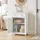 SoBuy Reign Badezimmerschrank 60 x 87 x 35 cm Weiß